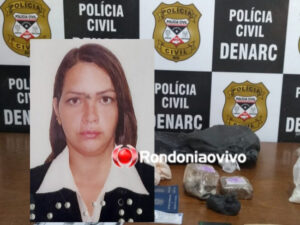 AÇÃO CONJUNTA: Denarc e Polícia Penal prendem mulher de apenado com um quilo de maconha   Rondoniaovivo.com