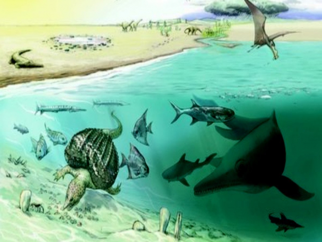 Fósseis de répteis marinhos gigantes são encontrados nos Alpes suíços