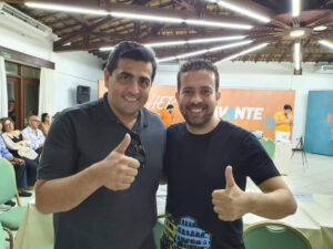PRÉ CAMPANHA: Breno Mendes recebe presidenciável André Janones do Avante   Rondoniaovivo.com