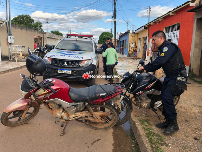 RASTREADAS: Equipes da PM montam cerco e ladrões são presos após roubo de duas motos   Rondoniaovivo.com