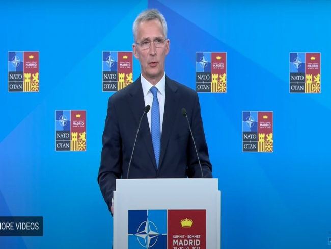 Secretário Geral diz que OTAN vai aumentar tropas em 300 mil soldados