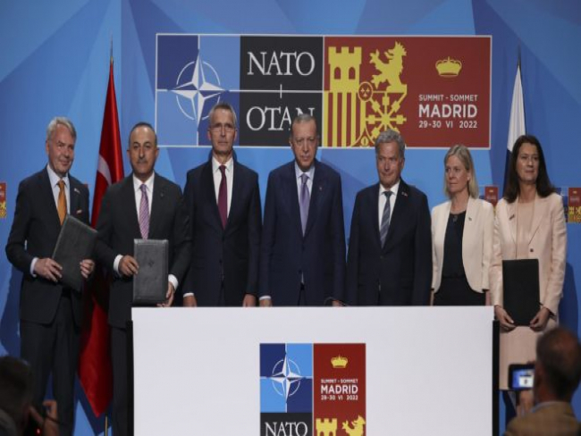 Turquia assina memorando para apoiar entrada da Suécia e Finlândia na OTAN