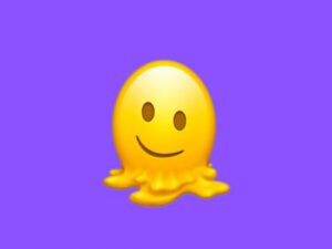 Carinha derretendo é eleita emoji que mais representa 2022