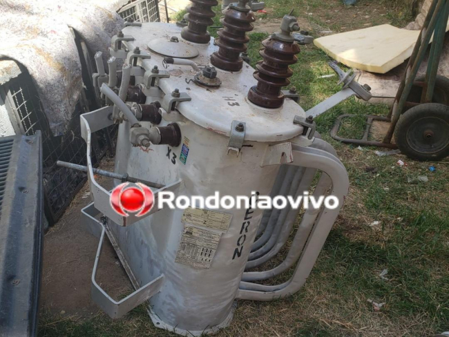 FLAGRANTE: Empresário é preso com transformador de energia furtado em condomínio   Rondoniaovivo.com