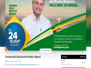 Partido de Bolsonaro gasta R$ 114 mil em anúncios no YouTube em um dia