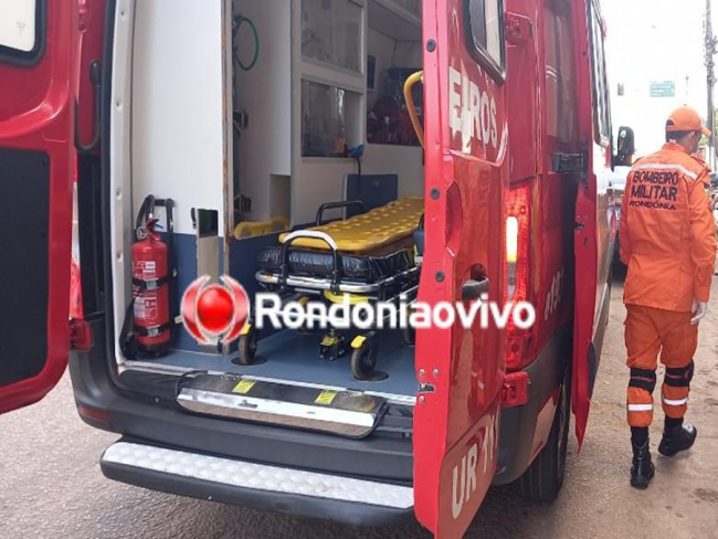 EXPOSTA: Motoboy sofre fratura na perna após idoso avançar a preferencial com carro   Rondoniaovivo.com