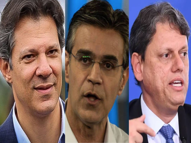IPEC: Haddad lidera com 29%; Tarcísio e Garcia empatam tecnicamente