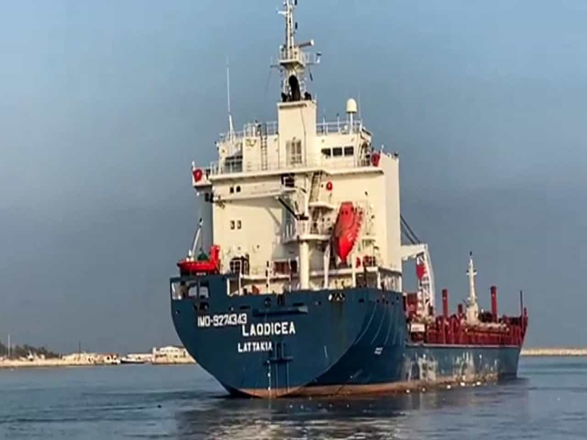 Kyiv denuncia chegada à Síria de novo navio com cereais roubados