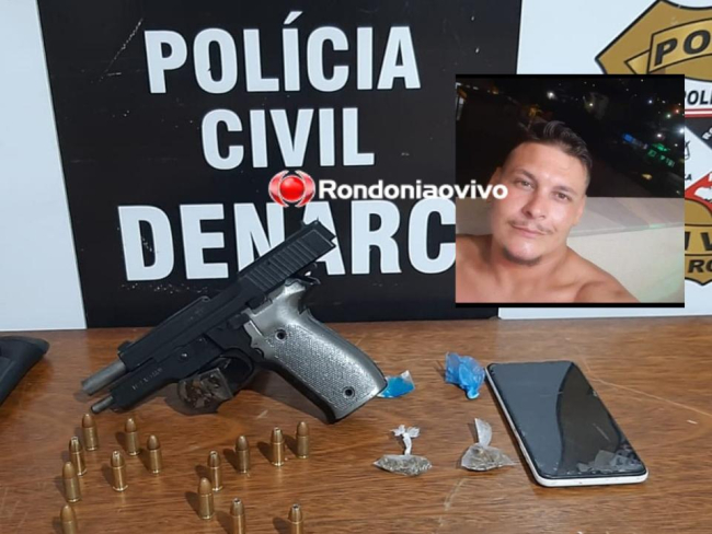 MORAR MELHOR: Denarc prende membro de grupo criminoso com pistola chinesa e drogas   Rondoniaovivo.com
