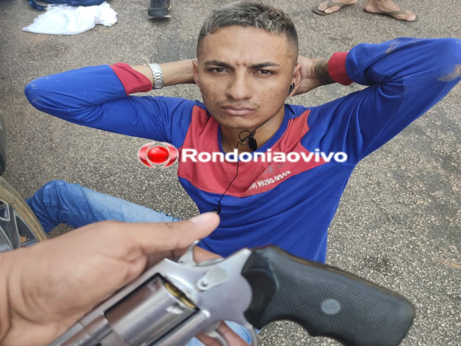 NO CENTRO: Policial militar de folga flagra roubo e prende assaltante armado   Rondoniaovivo.com