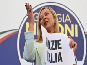 Giorgia Meloni diz que direita vai governar para unir Itália