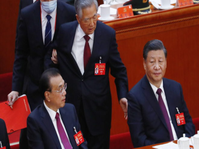 Ex presidente é retirado de Congresso do Partido Comunista da China