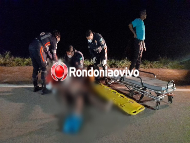 URGENTE: Motorista foge após atropelar homem na BR 364   Rondoniaovivo.com