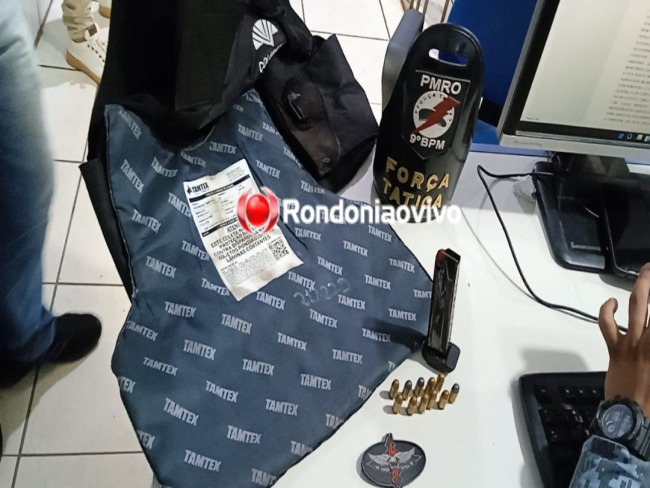 MARIDO FUGIU: Mulher de bandido é presa com colete e munições roubados de vigilante de igreja    Rondoniaovivo.com