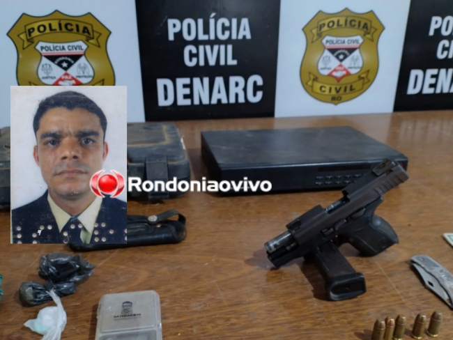 OPERAÇÃO HÓRUS: Denarc prende de novo homem por tráfico de drogas e com arma   Rondoniaovivo.com