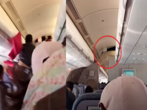 Passageiros vivem terror quando avião é atingido por turbulência