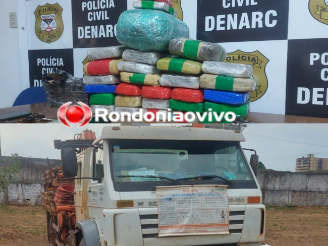 OPERAÇÃO HÓRUS: Denarc prende dupla em caminhão com mais de 30 quilos de drogas    Rondoniaovivo.com
