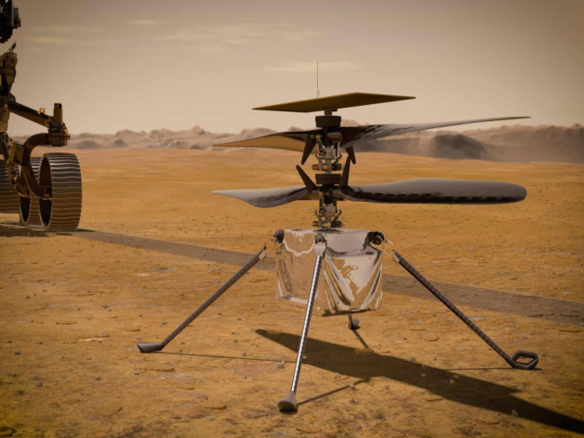 Helicóptero de Marte volta a estabelecer novo recorde