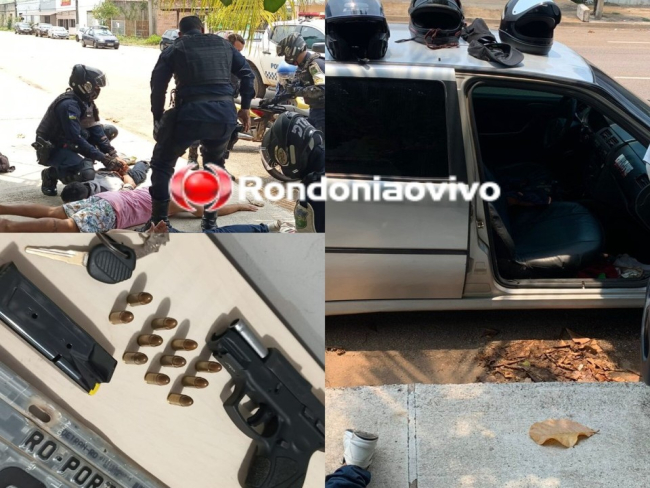 ROUBO FRUSTRADO: Criminosos do Gol prata são presos quando iam assaltar empresário em banco    Rondoniaovivo.com