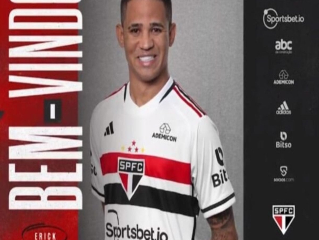 São Paulo anuncia contratação de Erick, primeiro reforço de 2024
