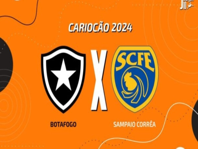 Botafogo x Sampaio Corrêa, AO VIVO, com a Voz do Esporte, às 14h30