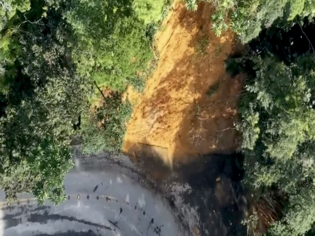 Veja como ficou Serra de Ubatuba após tromba d’água; segue interditada