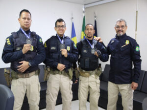 Cerimônia marca o reconhecimento das boas ações realizadas pela polícia no Estado — Polícia Rodoviária Federal