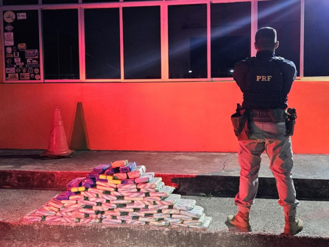 Em Porto Velho, PRF realiza prisão em flagrante de indivíduo que transportava mais de 70 kg de substância entorpecente — Polícia Rodoviária Federal