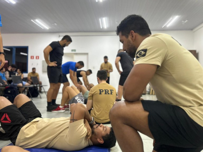Em Rondônia, Polícia Rodoviária Federal realiza aplicação do Teste de Aptidão Física em todo o efetivo — Polícia Rodoviária Federal