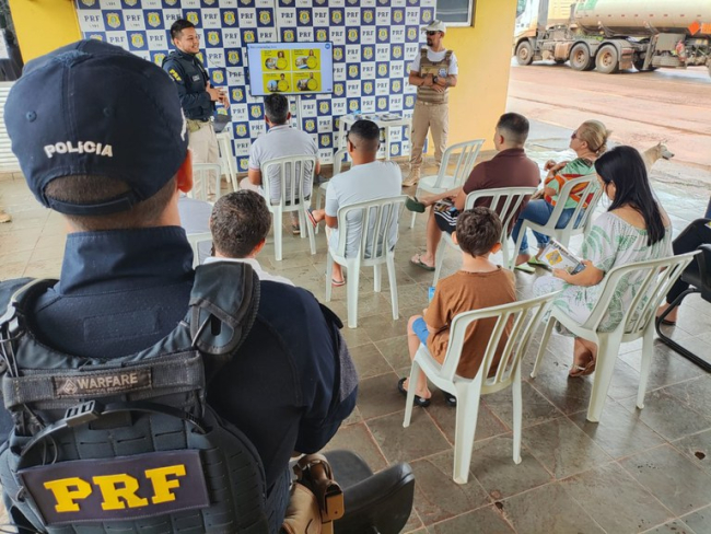 PRF realiza Ação de Educação para o Trânsito na Capital de Rondônia — Polícia Rodoviária Federal