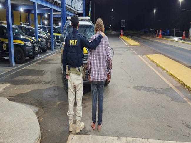 Em Vilhena RO, PRF resgata idoso que vagava a esmo pela Rodovia — Polícia Rodoviária Federal