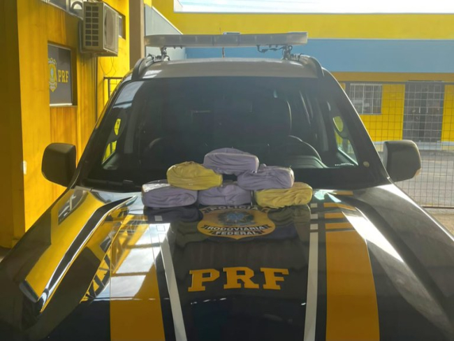 PRF em Rondônia apreende 7kg de pasta base de cocaína — Polícia Rodoviária Federal