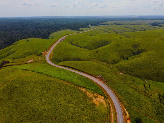 Estradas, Transportes, Serviços Públicos   Pavimentação da RO TransRondônia chega à etapa final com obras no Trevo da Pedra   Governo do Estado de Rondônia     		Governo do Estado de Rondônia