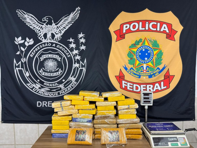 PF prende indivíduo transportando 40 kg de drogas em caminhão — Polícia Federal