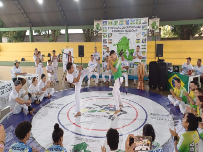 Esporte, Cultura e Lazer   Capoeira ganha destaque nos Jogos Intermunicipais de Rondônia 2025, em Ji Paraná   Governo do Estado de Rondônia     		Governo do Estado de Rondônia