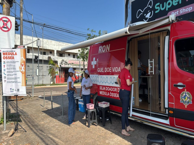 Fhemeron   Pit Stop pela Vida mobiliza motoristas em Porto Velho sobre importância da doação de sangue e cadastro de medula óssea   Governo do Estado de Rondônia     		Governo do Estado de Rondônia