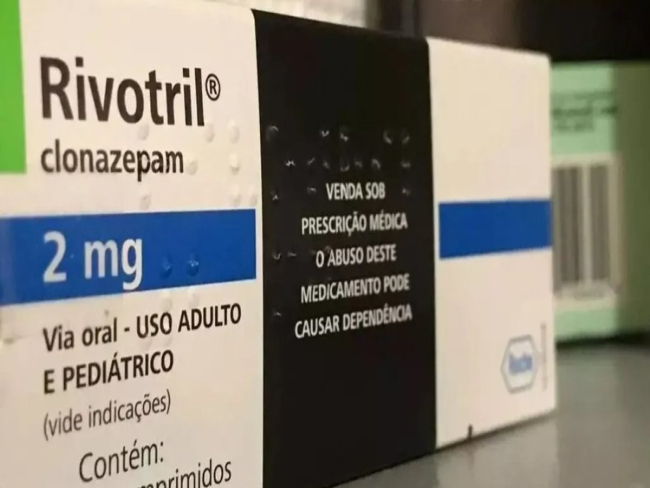 Rivotril some das prateleiras das farmácias brasileiras
