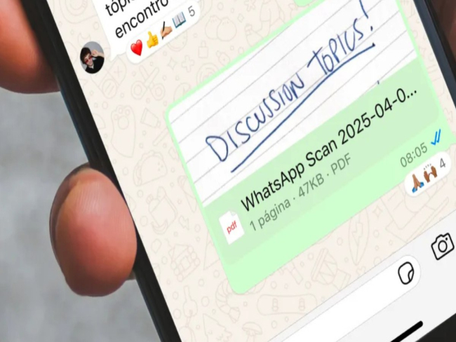Como transformar foto em PDF direto no WhatsApp