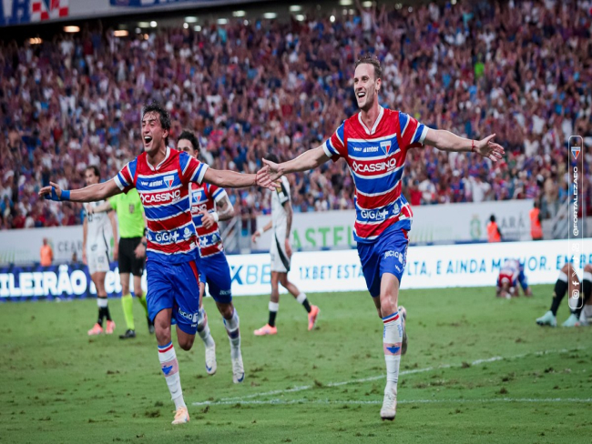 Fortaleza embala sequência de vitórias e complica Santos e Inter