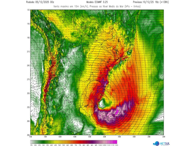 Meteorologista alerta para novo ciclone: