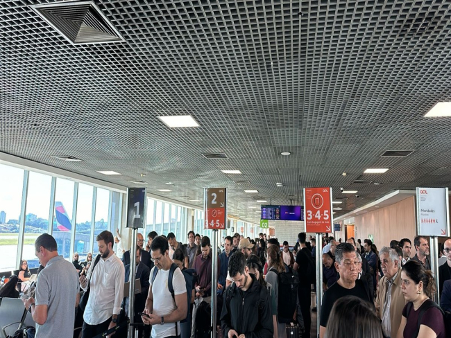 Vendaval cancela 46 voos em Congonhas nesta quinta (11)