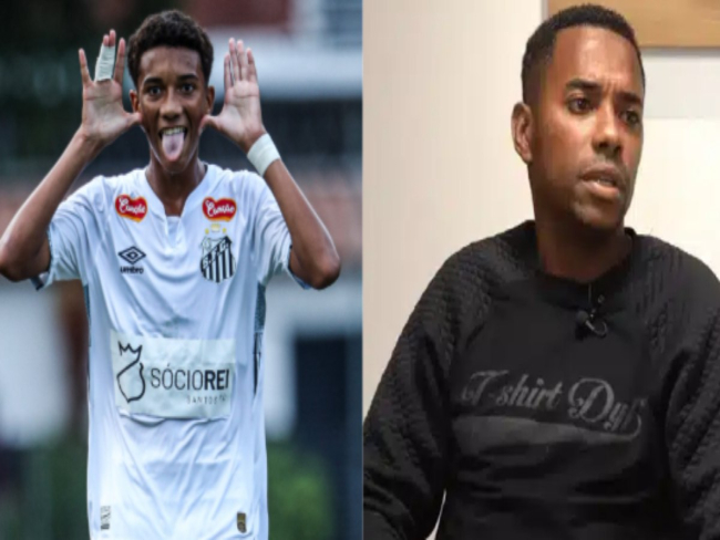 Em mensagem de aniversário, Robinho Jr. cita
