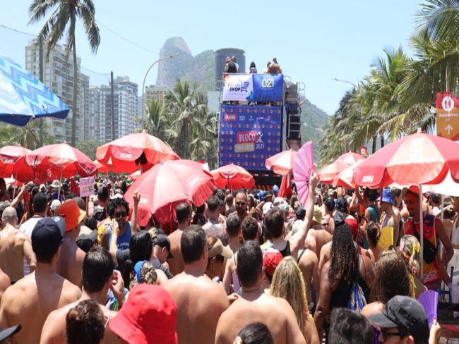 Chuva chega ao Rio nesta segunda e vai até o fim do carnaval