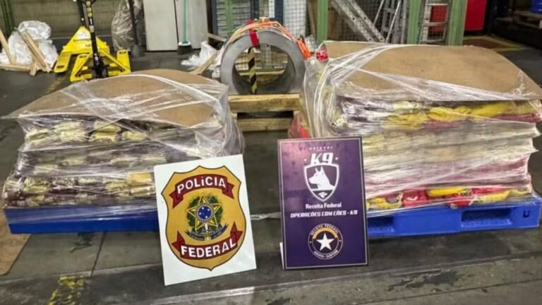 Carga de café foi interceptada em Viracopos com 570 kg de cocaína