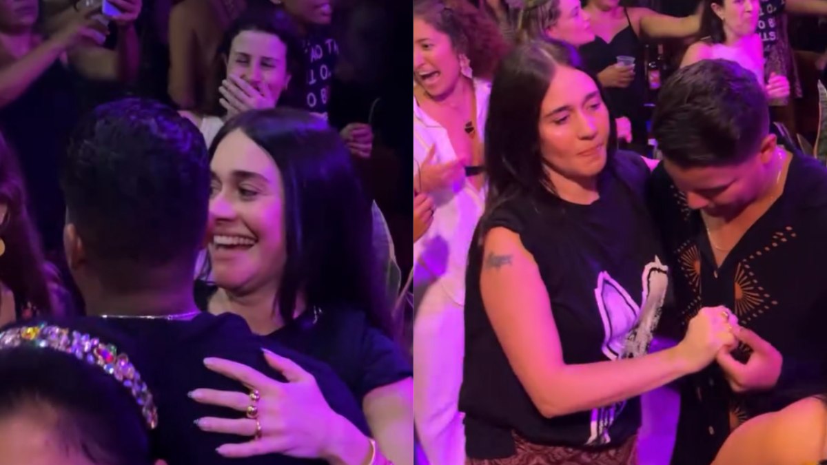 Vídeo: Alessandra Negrini cai na dança em festa de Ministra
