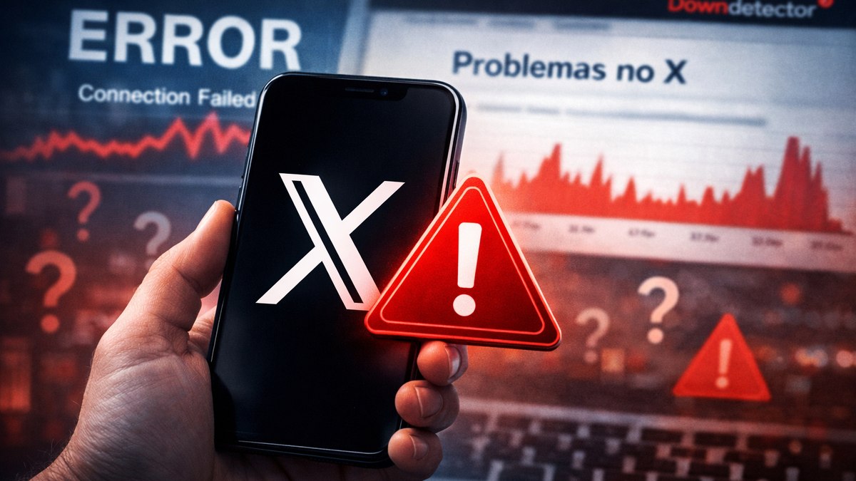 X apresenta falhas nesta quinta feira (22)