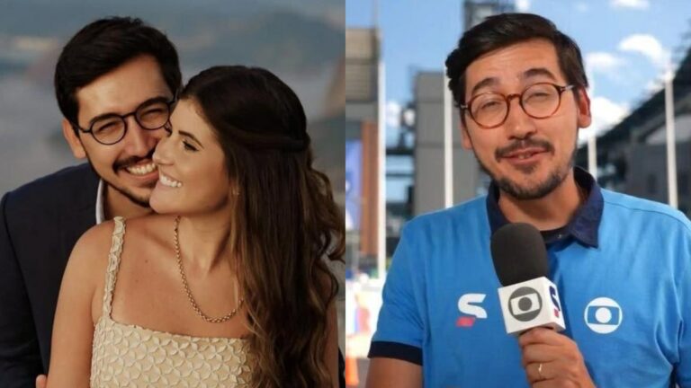 Após casamento secreto, repórter da Globo exibe aliança ao vivo