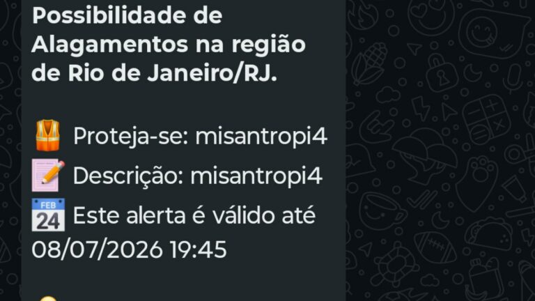 O que é misantropia? Alerta da Defesa Civil gera confusão