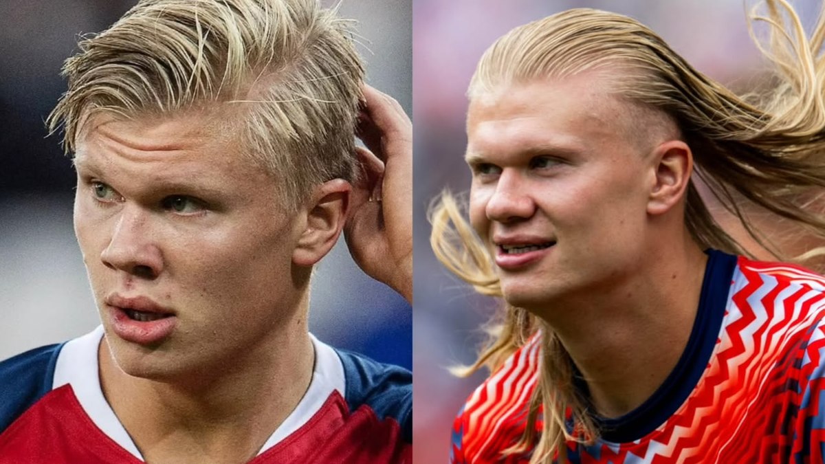 Haaland nem sempre usou cabelo longo; mudança teve motivo curioso