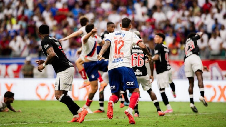 Gols anulados marcam empate entre Bahia e Vasco em Salvador